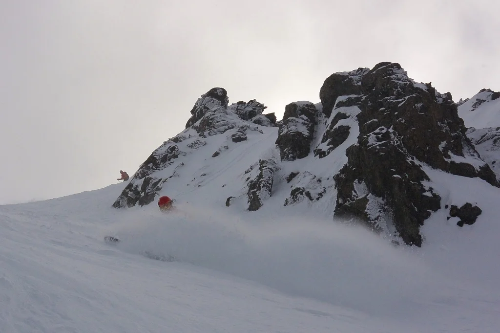 Pow in the wind.