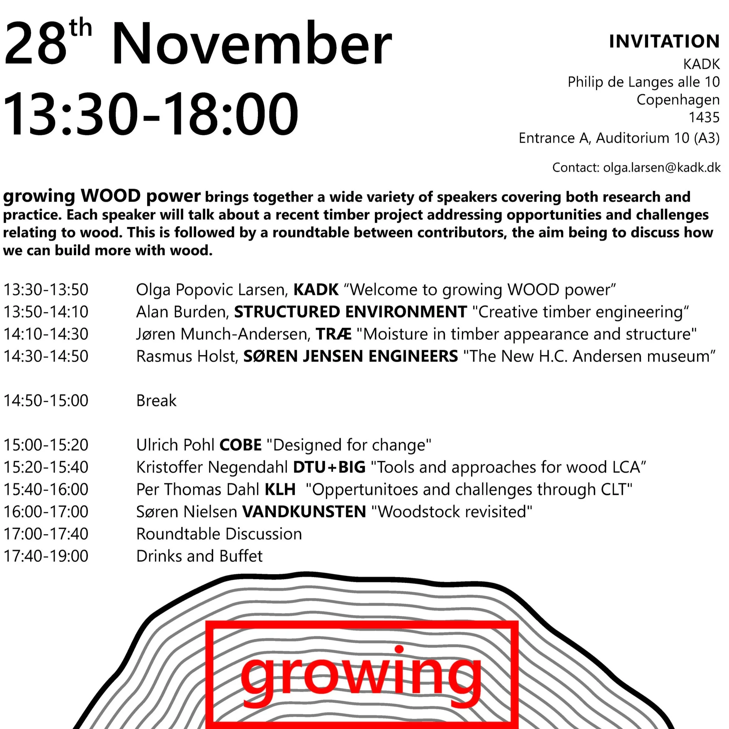 growing WOOD power talk in Copenhagen