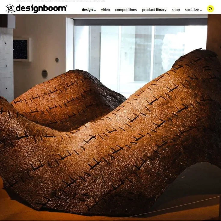 See designboom's article: “exhibition seeks to view the world of insects as models for design at 21_21 design sight”