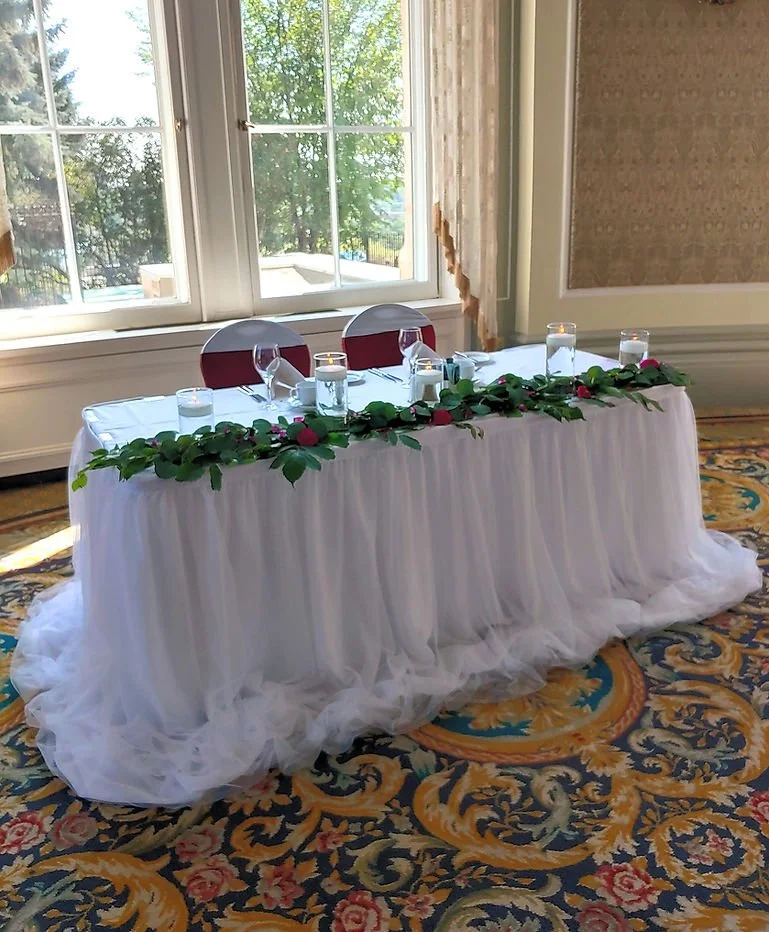 Table Skirts — Knotwood Event Rentals