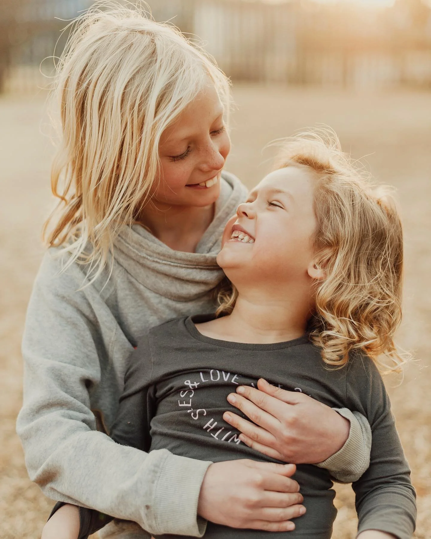 Sibling Affection #familygoals #siblinglove #sistersforever