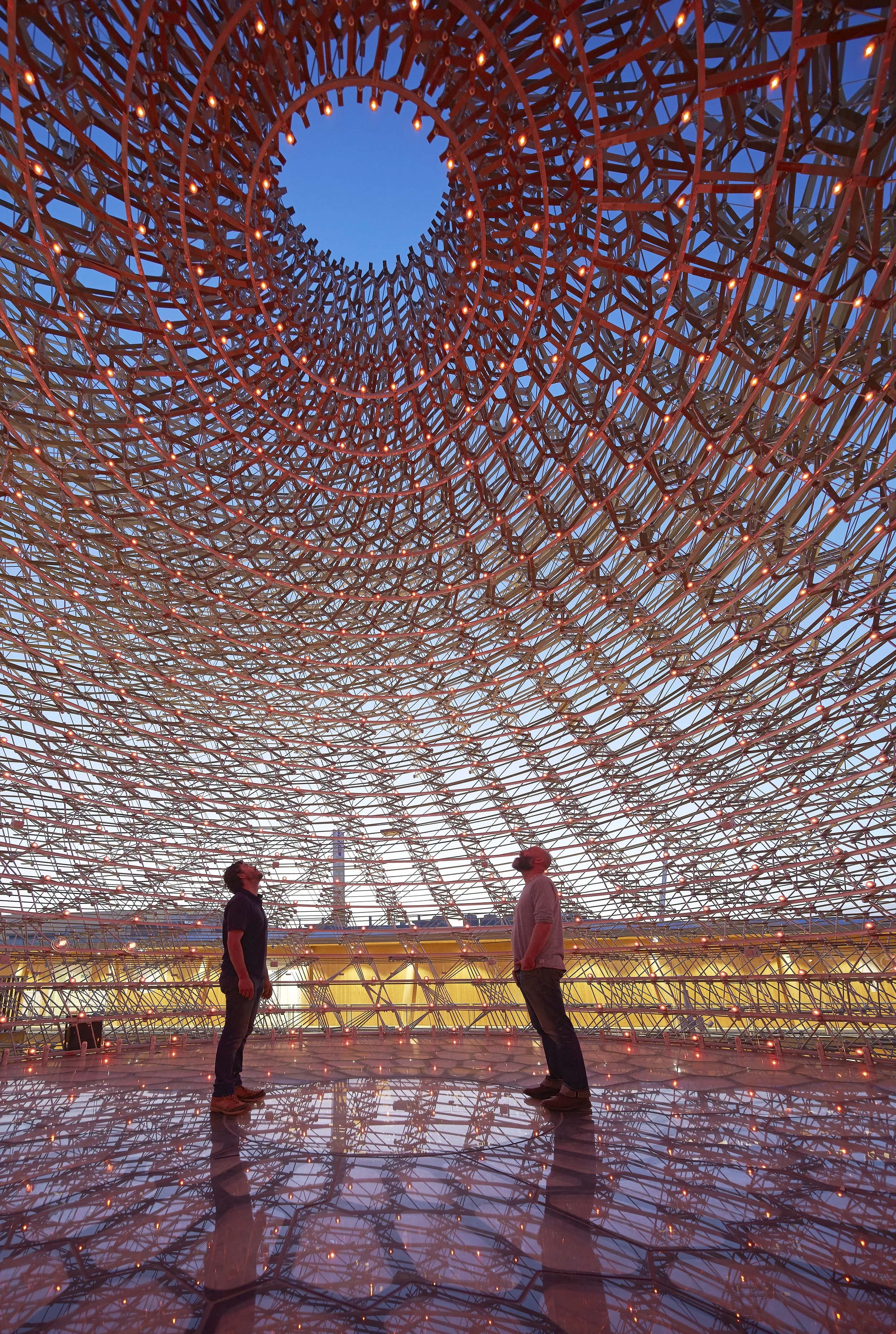 Inside The Hive at Milan Expo 2015 - image: Hufton & Crow 