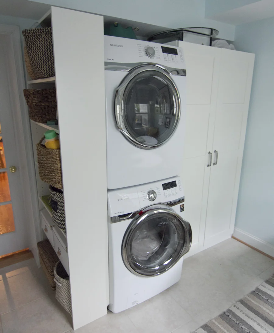 laundry benches with storage on 5 Tips For Creating A Multi Purpose Room Little House Big City