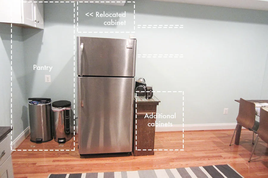 Here's the plan for the other side of the kitchen