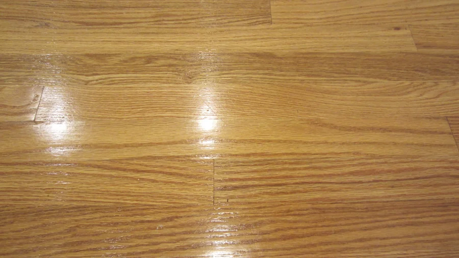 Close up of the floors before