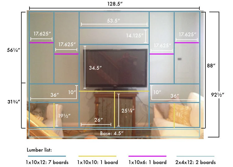 Designing and building custom built-in shelves