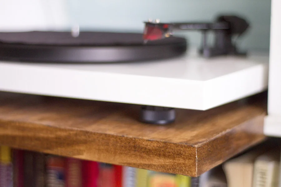 DIY Record Player Shelf Extension — Little House Big City