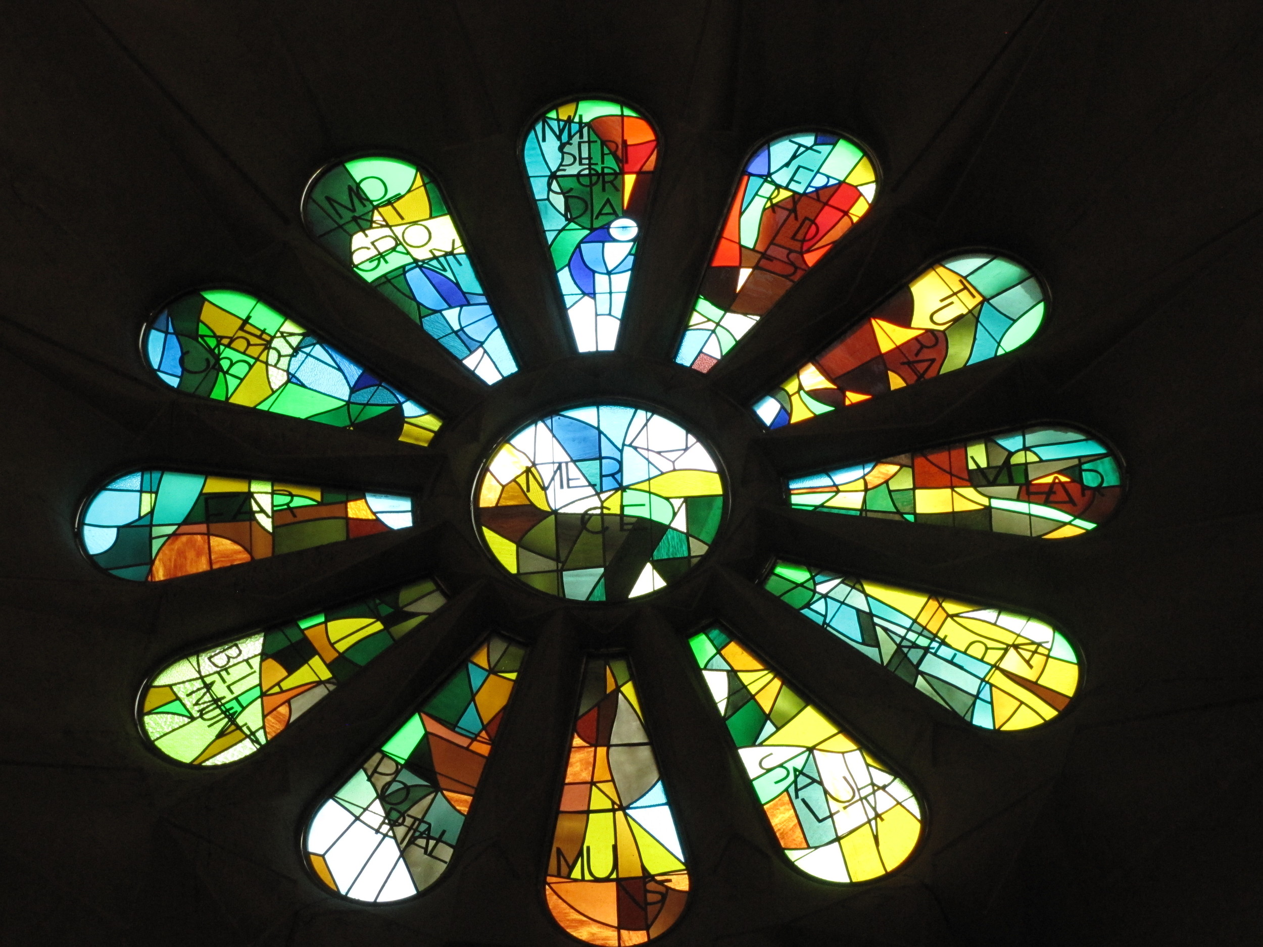 Barcelona Sagrada Familia Stained Glass