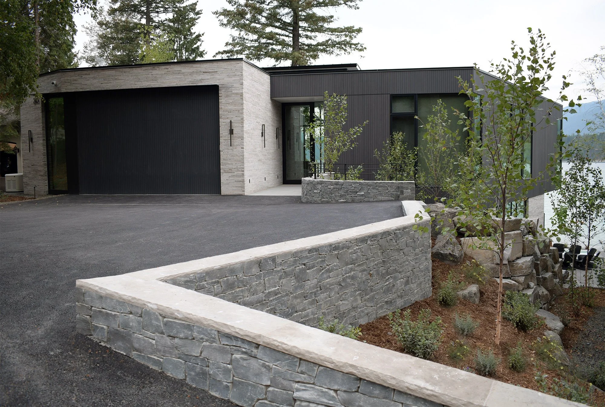 modern lakefront