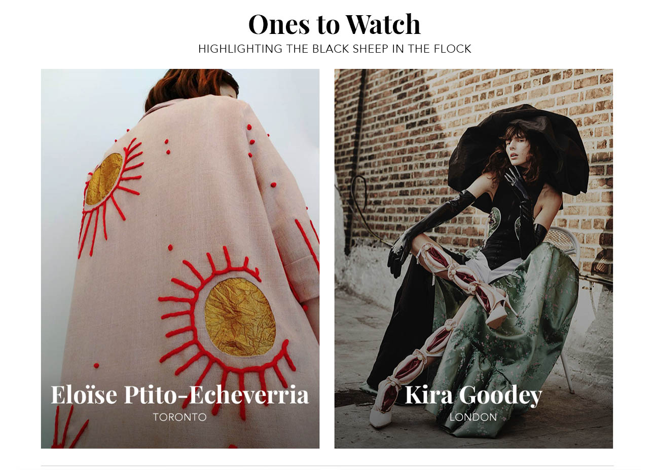 Not Just a Label's "Ones to Watch", 2017.