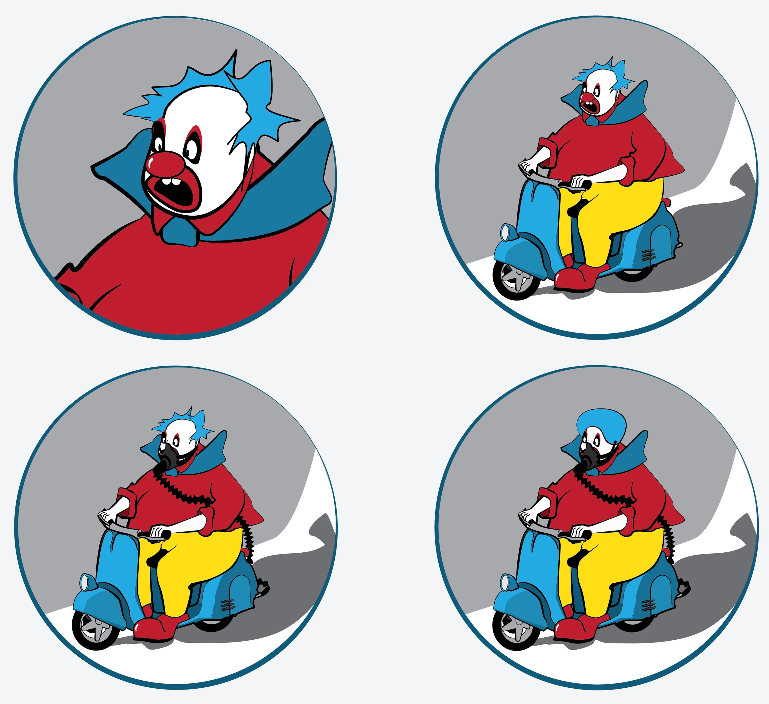 Clown Patch - Illustration