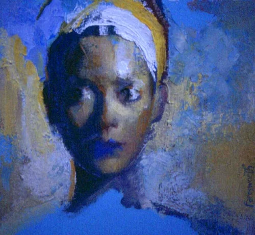 Gillian in Headwrap, 2003