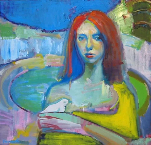 Girl with Bird, 2004