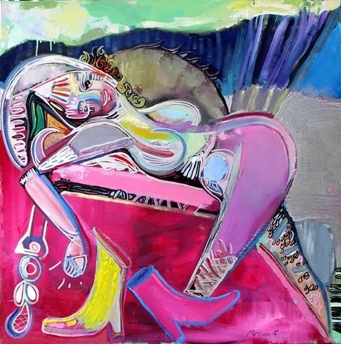 Reclining Bionic Nude, 2004