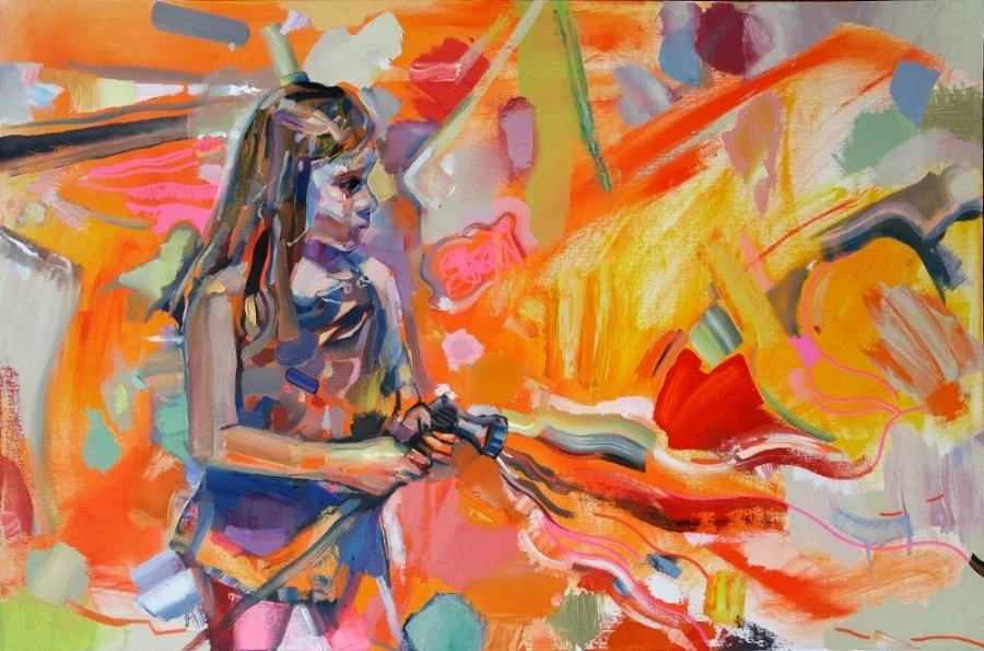 Orange Spray, 2017