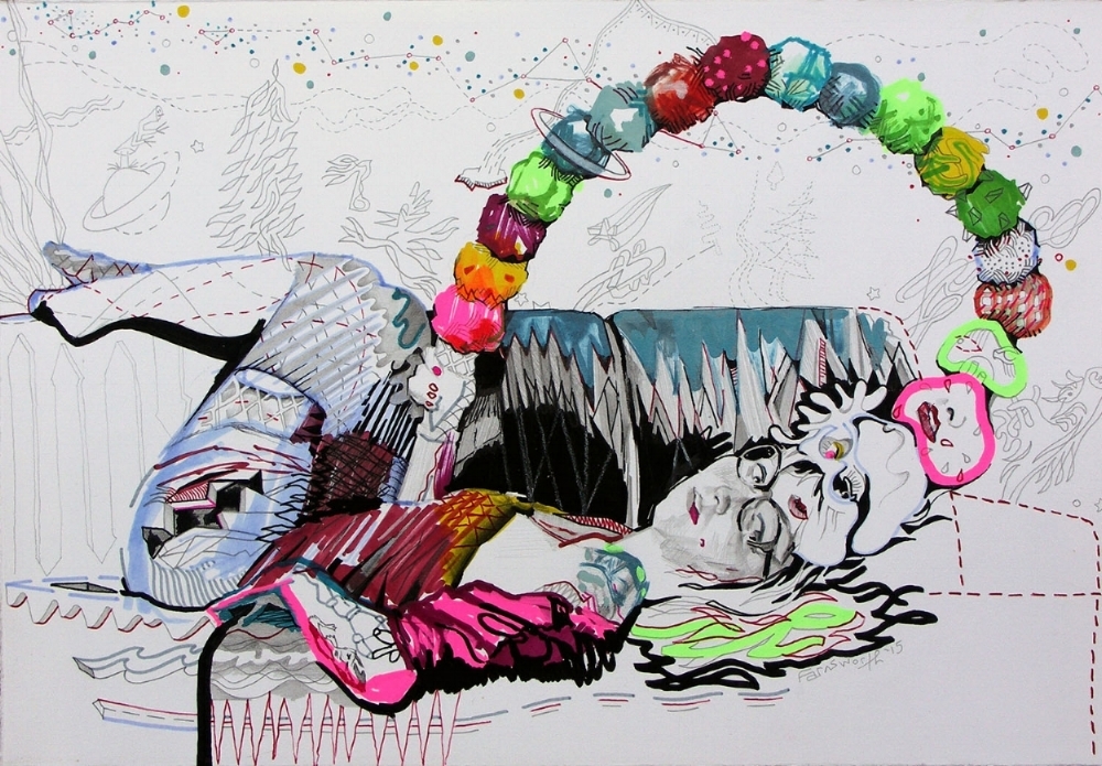 Drawing Study for 'Ice Cream Koan', 2015