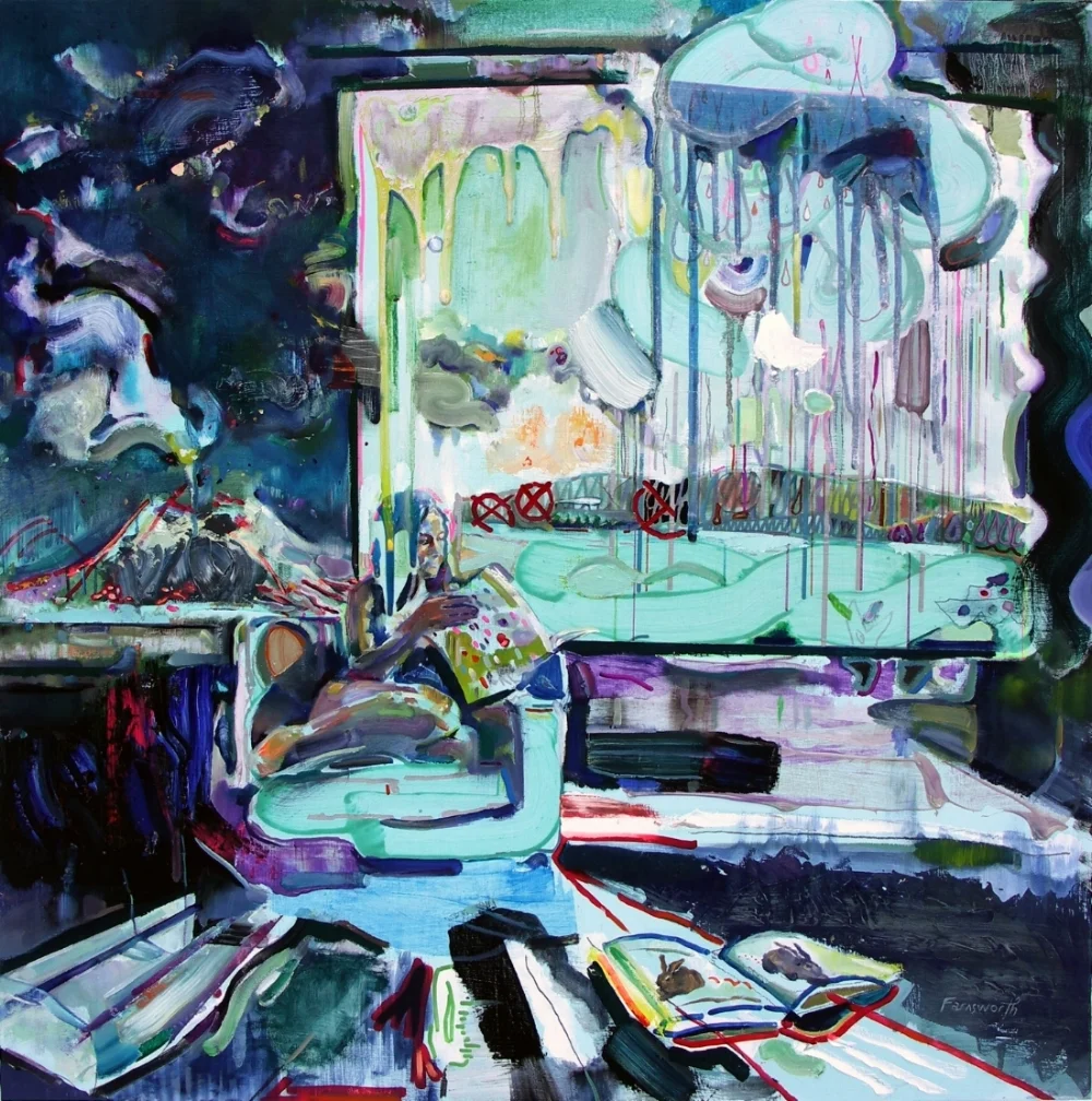 Woman with Volcano, 2015
