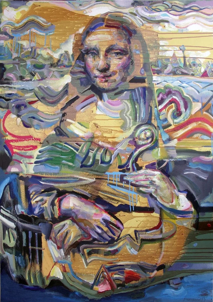 Abstracted Mona Lisa(s), 2012