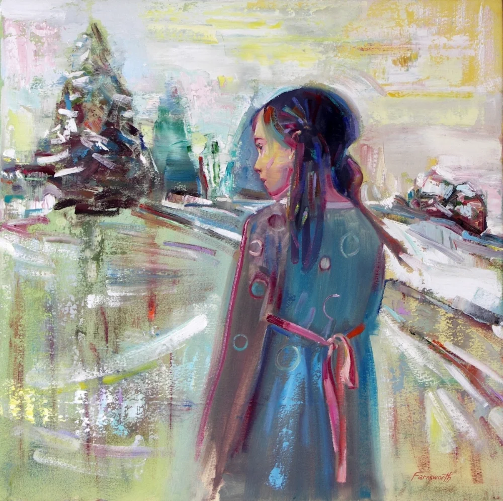 Girl in Winter Landscape, 2008