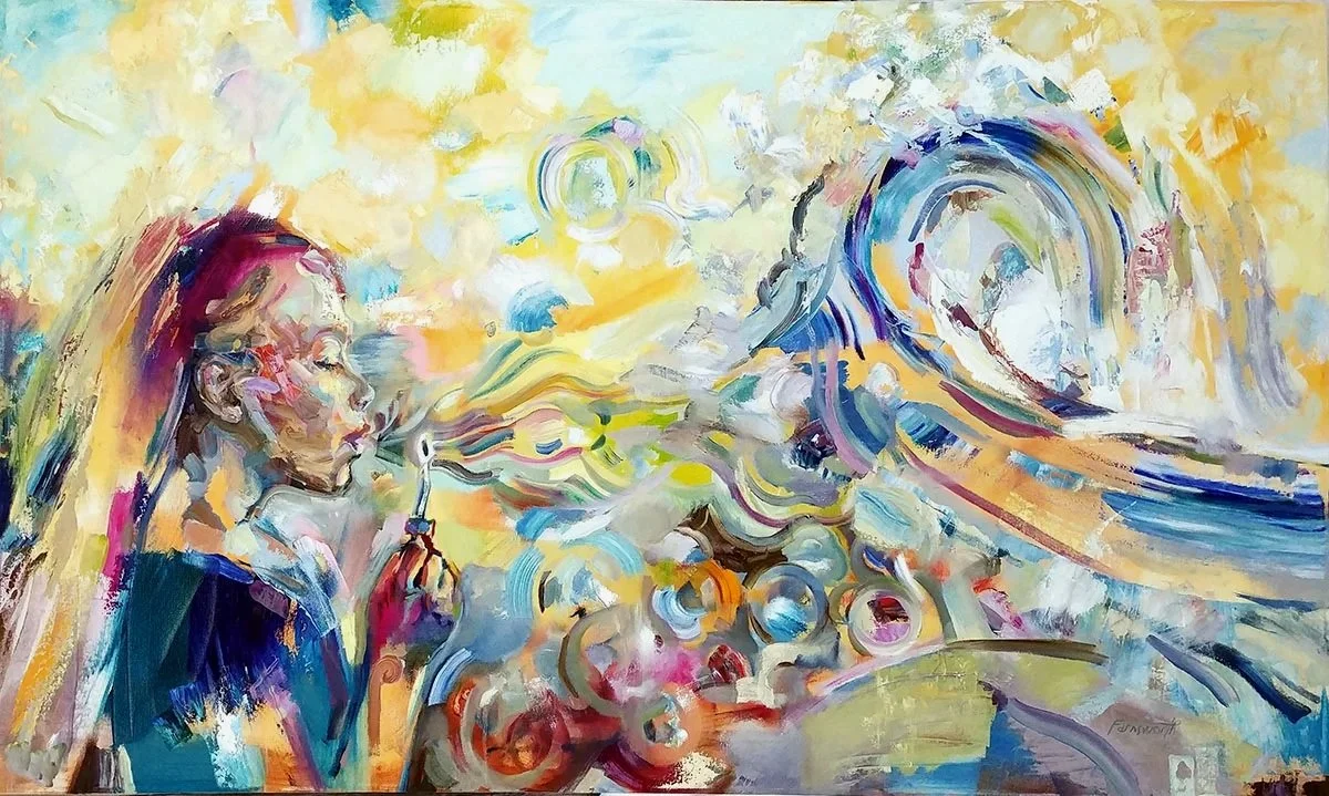 Yellow Bubbleblower Making Waves, 2018-19