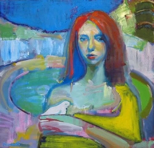 Girl with Bird, 2004