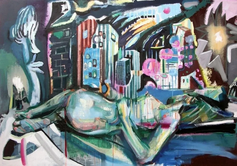 New City Being Willed into Existence by a Woman, 2012