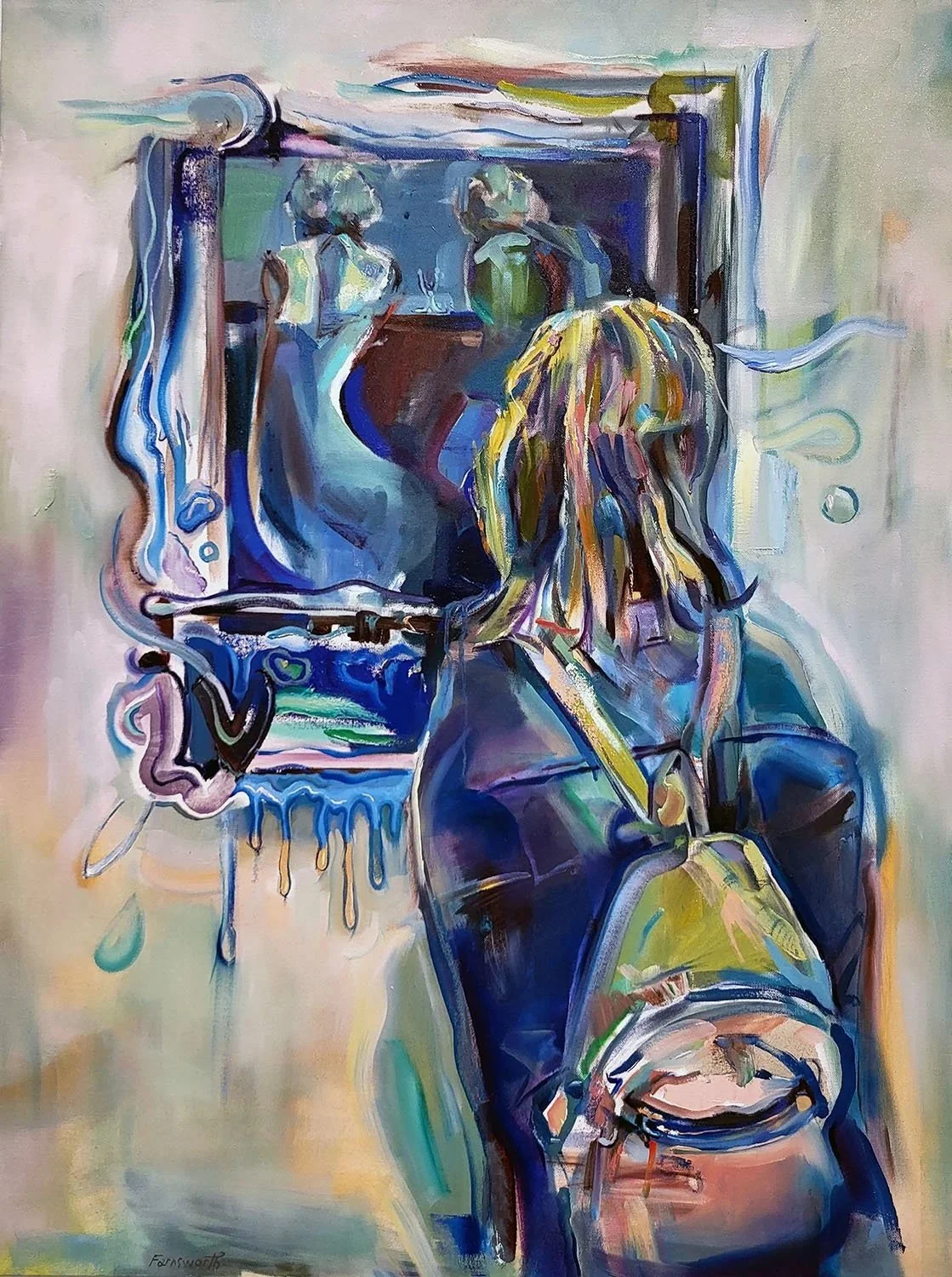 Blue Period Gaze (Looking at Picasso at the AGO), 2022