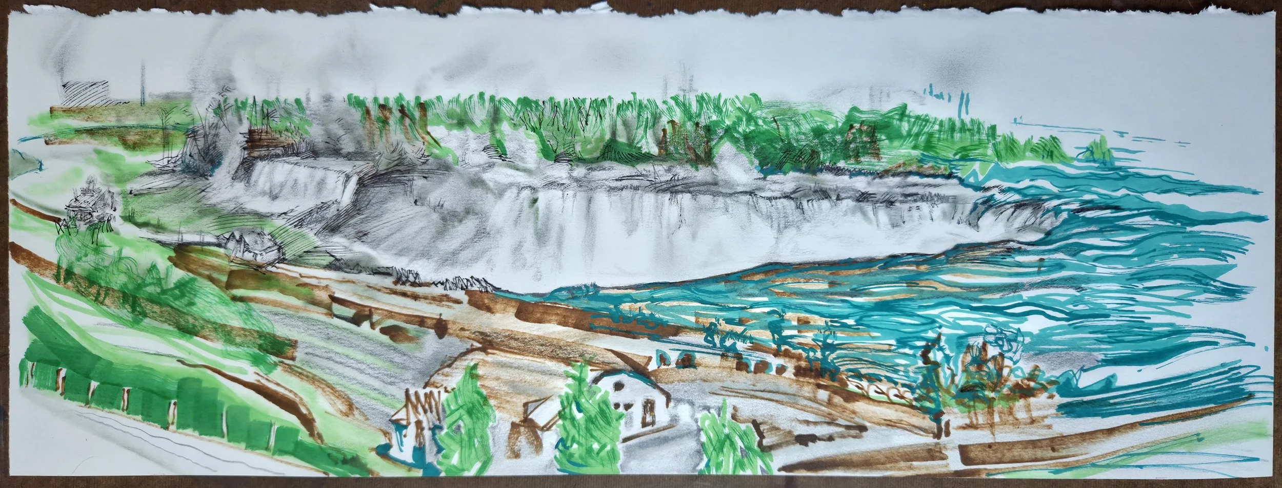 1906 Aerial View of Niagara Falls, 2026