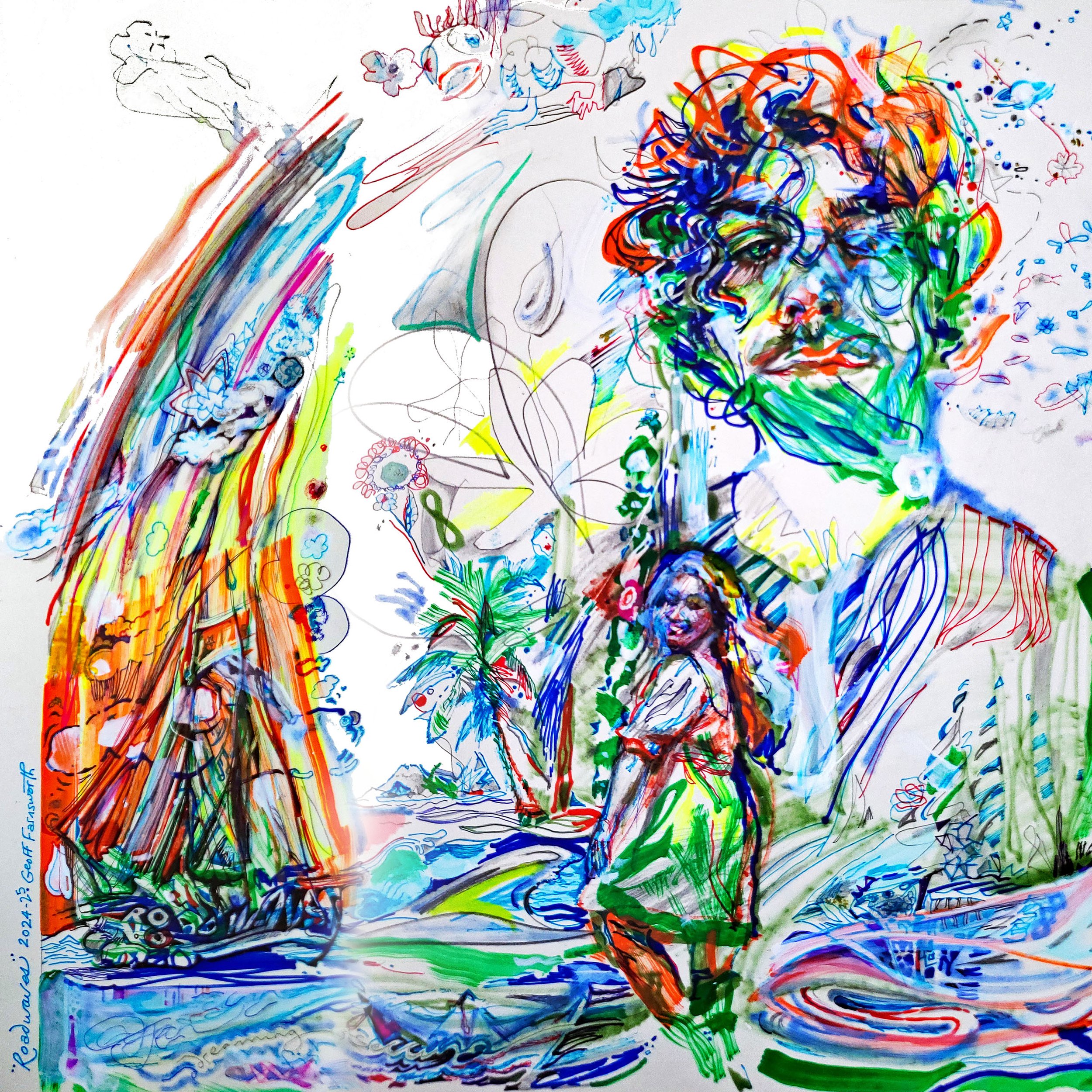 Cyan Wave, 2025