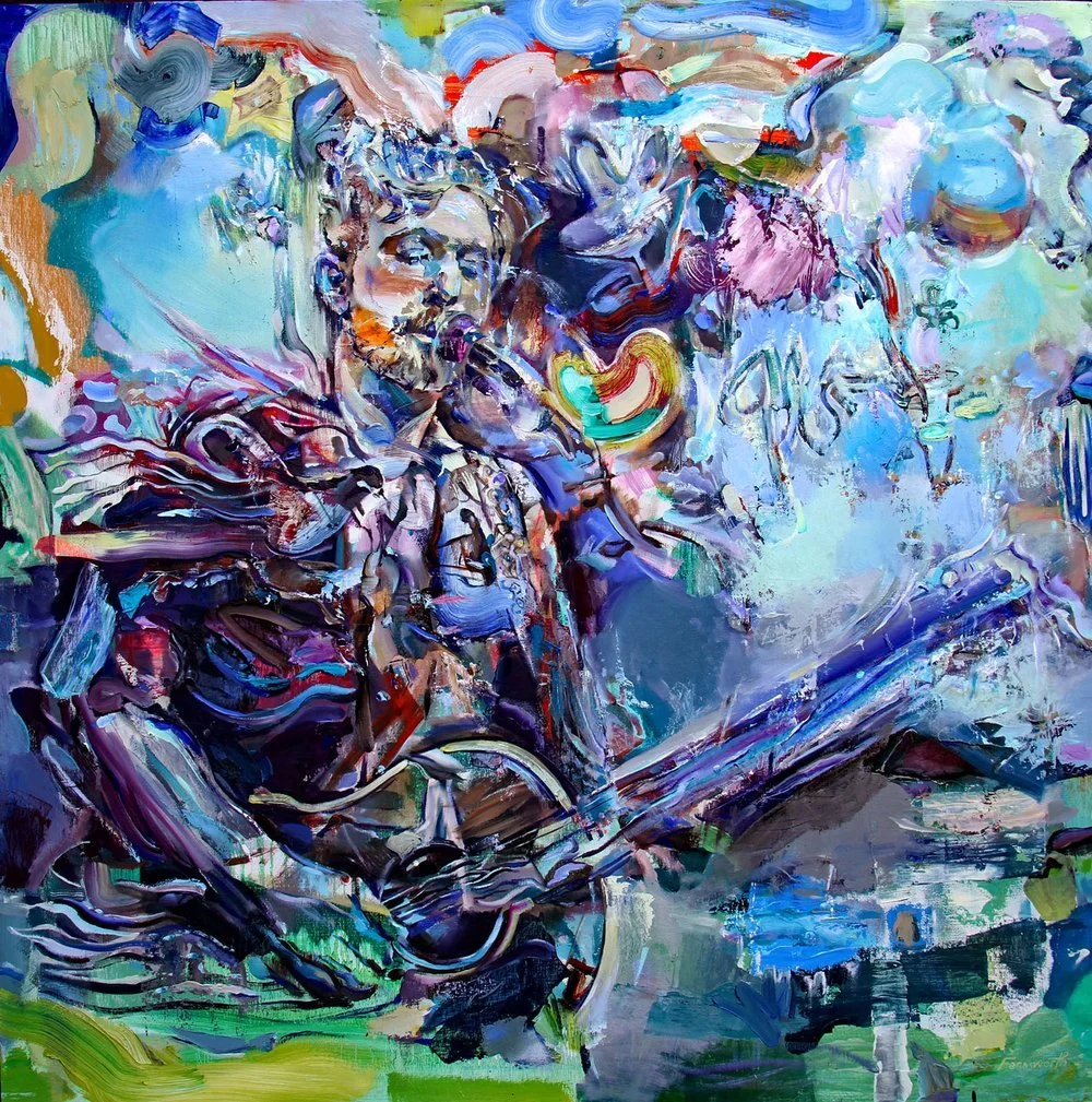 This portrait of Tony Dekker is used for the Great Lake Swimmers album, In Pieces: An Acoustic Retrospective.