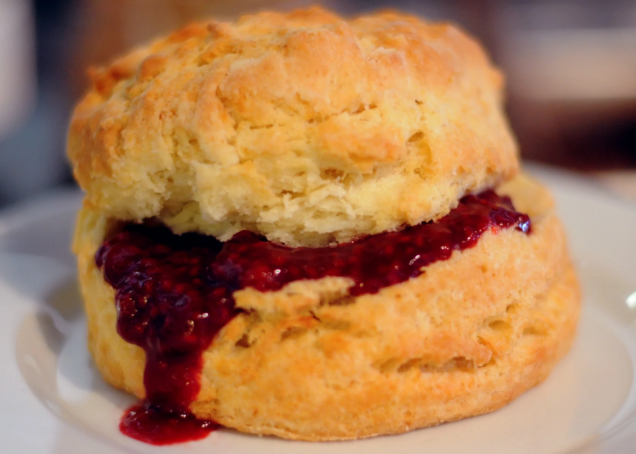 Biscuit & Raspberry Jam