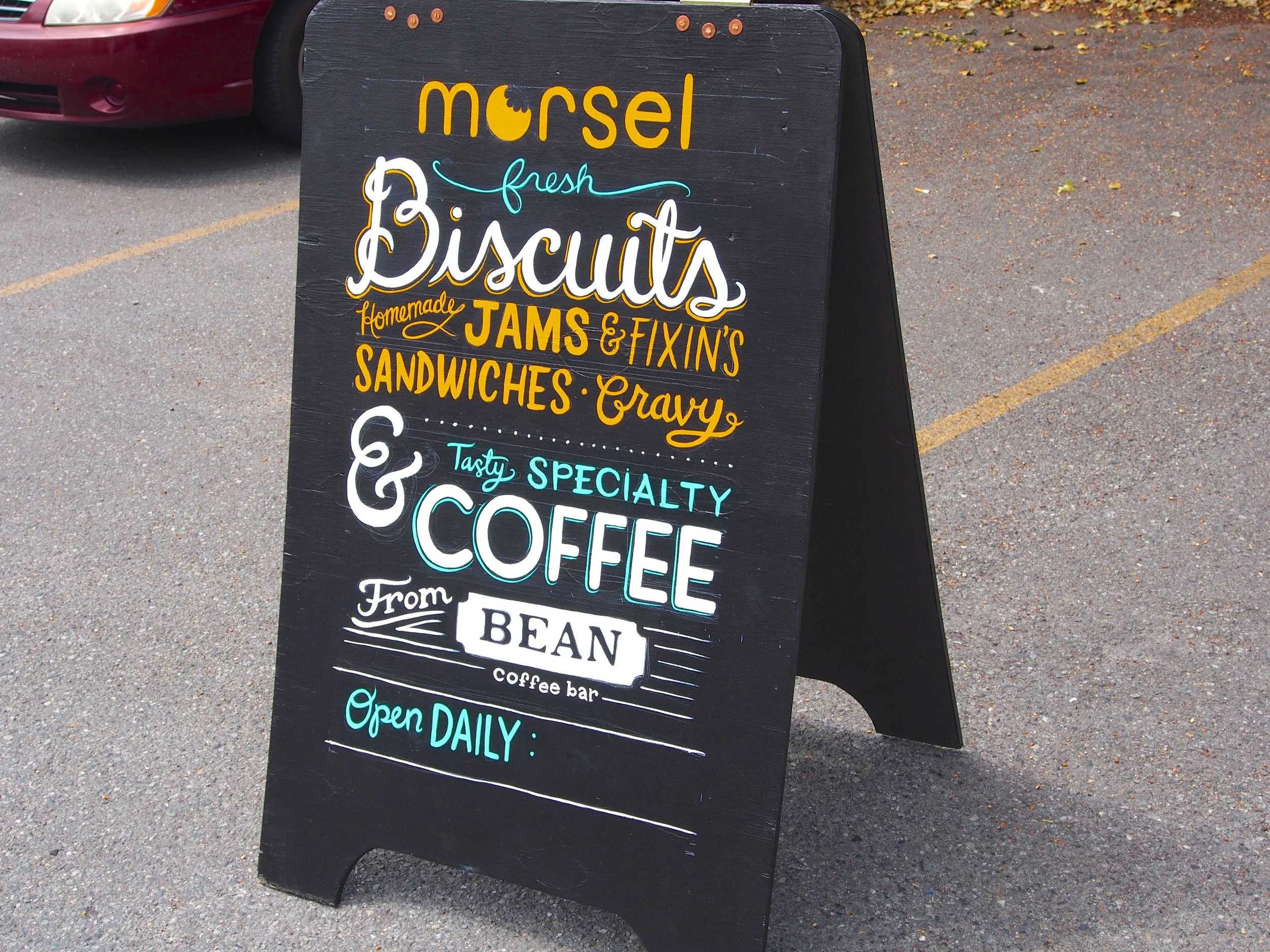 The #MorselBallard sign