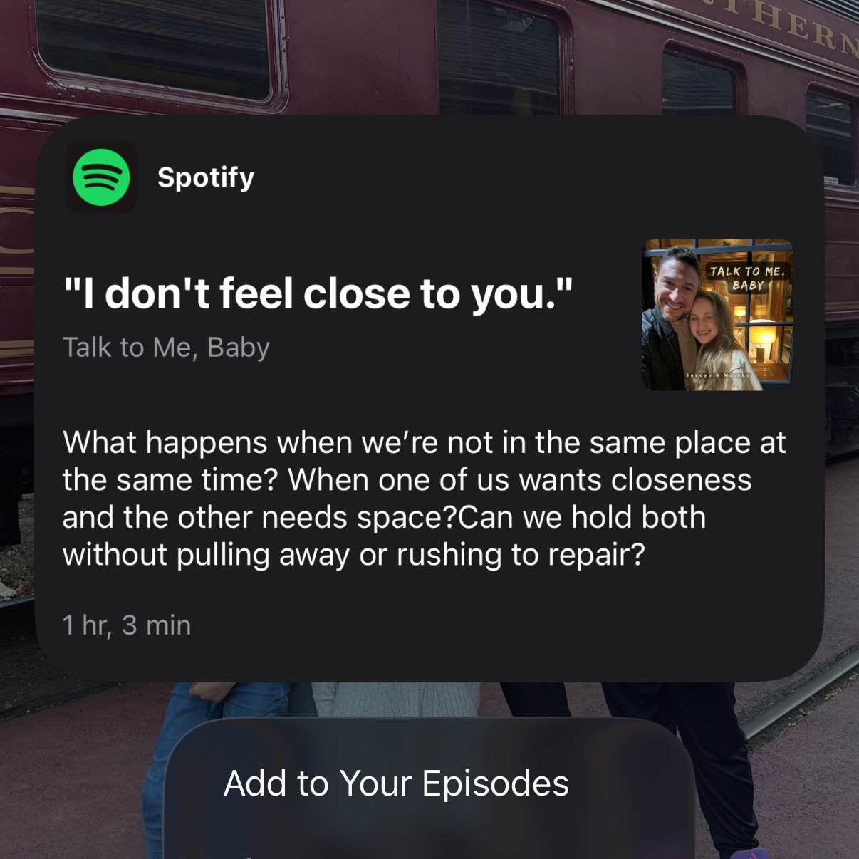 this just dropped.

mushky and i had a conversation about not feeling close.

not in theory. not looking back. while we were in it.

one of us wanted connection. the other needed space. and instead of trying to fix it or smooth it over, we stayed the