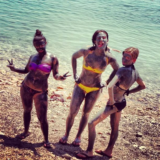 Dipping in the Dead Sea