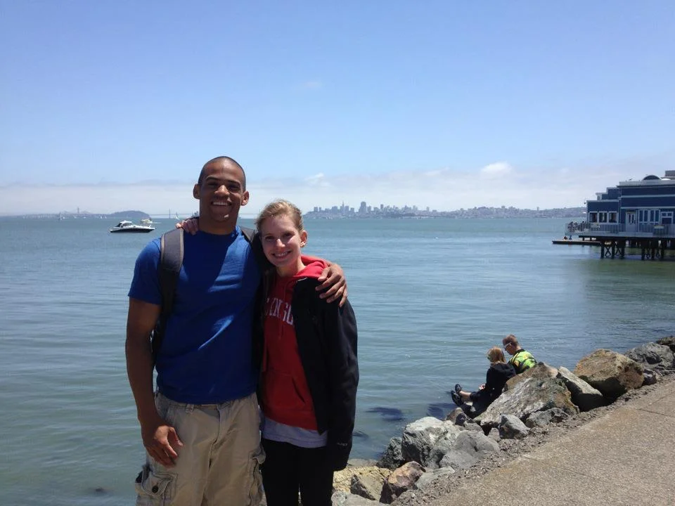 Biking over the Golden Gate Bridge, May 2012
