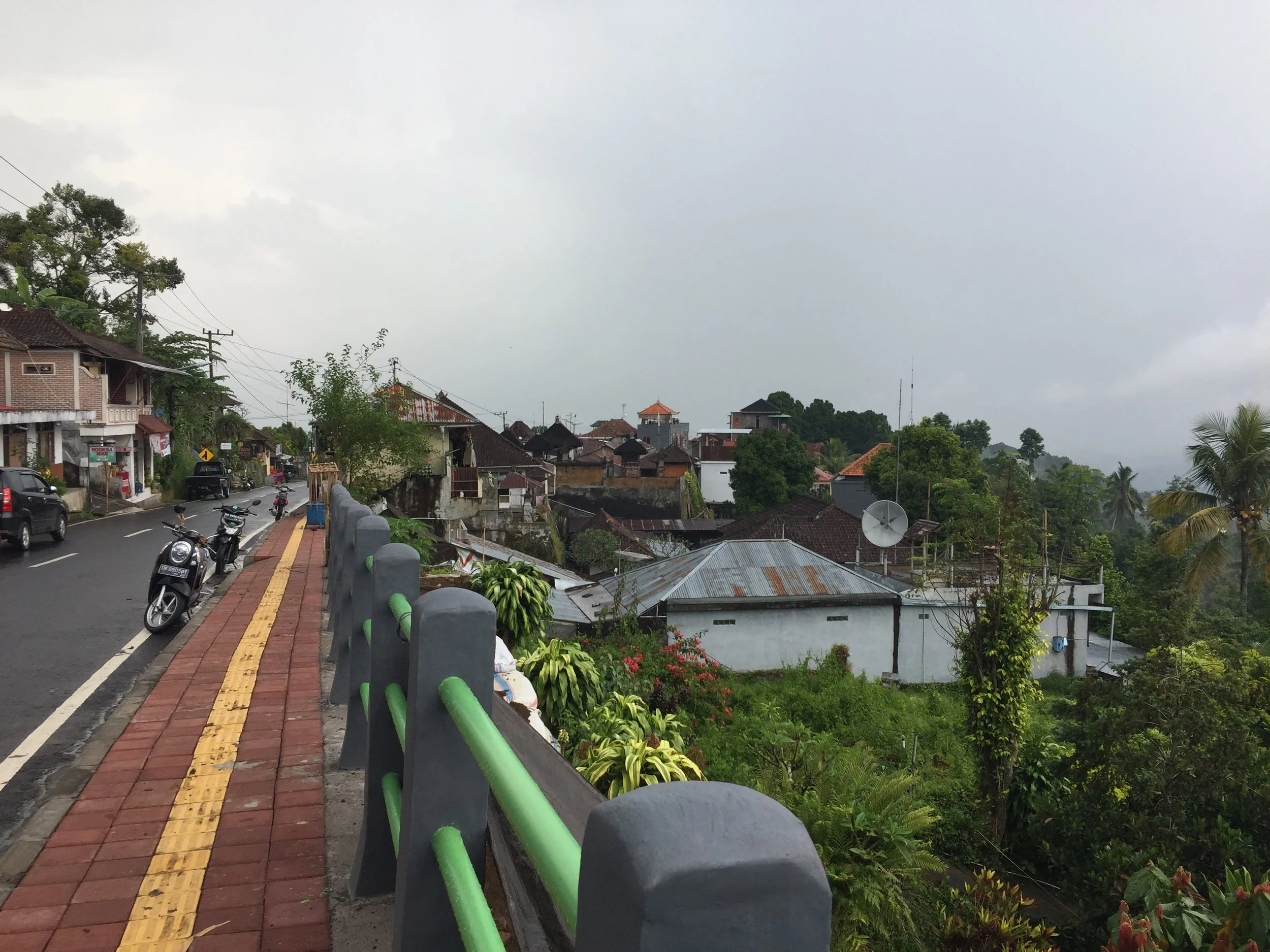 The main road in Munduk