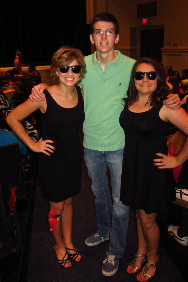 Here's me at Rush Skits with friends from my home church.
