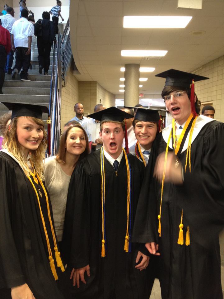 (We were super pumped about graduating!)