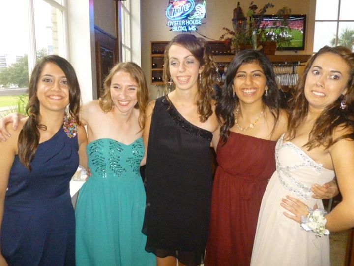 Homecoming with my friends. (We still keep in contact to this day!)