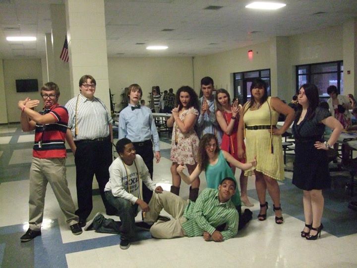  Some of the seniors of our theatre group in 2013