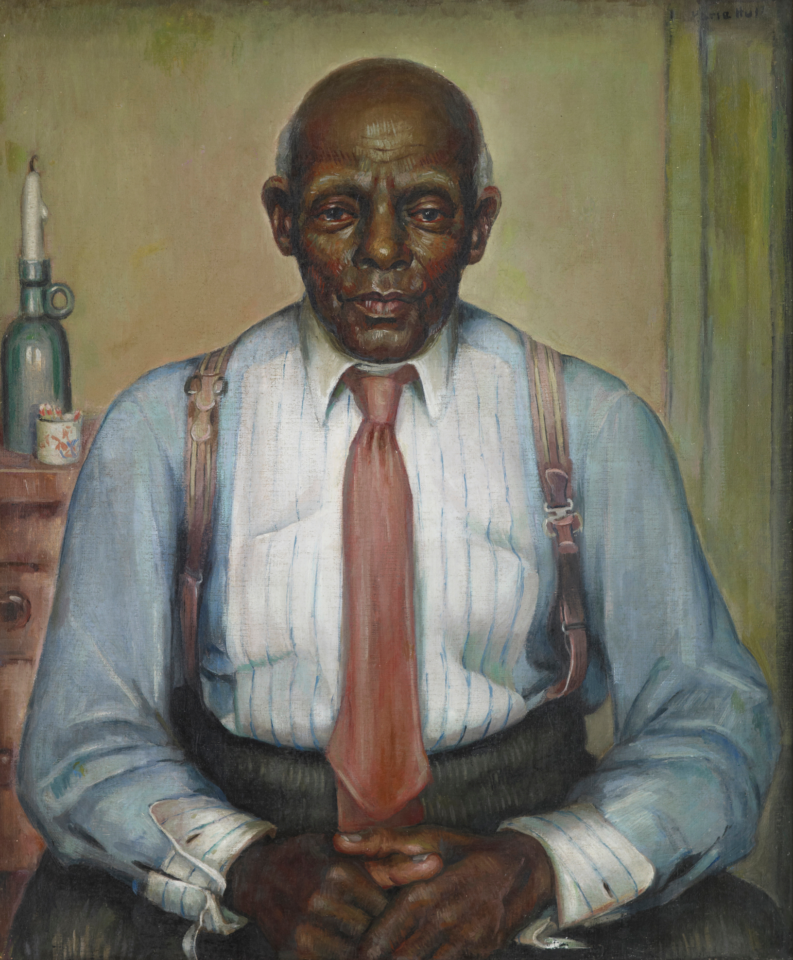 Marie Hull (1890-1980), An American Citizen, 1936. oil on linen. Collection of Mississippi Museum of Art. Gift of Dr. Blair E. Batson, Jackson, MS.