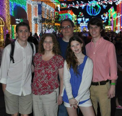  My family at Disney World