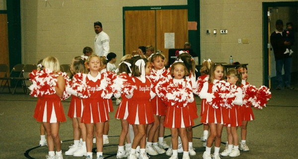 I'm the little girl facing the camera on the left of the group. 