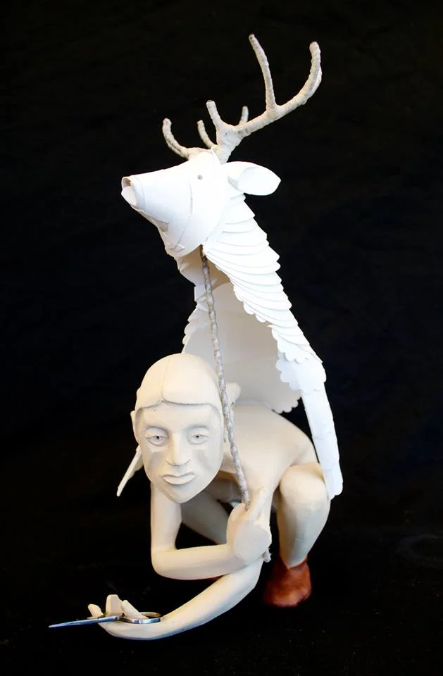 Rochambeau. Ceramic/Mixed Media. Cannupa Hanska.