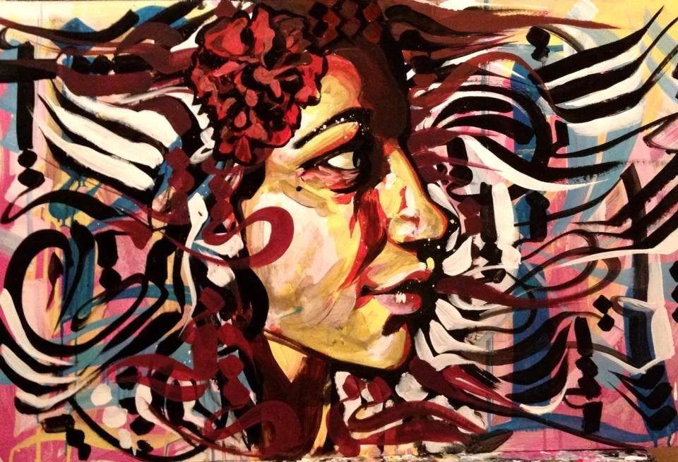 The 12th Letter. Painting by Cloudface