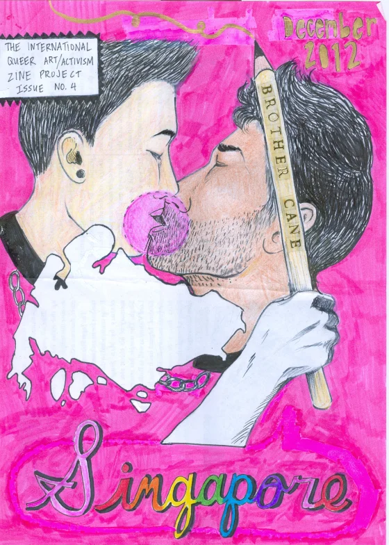Cover Image from one of Miyuki Baker’s zines. Available on queerscribe.com 