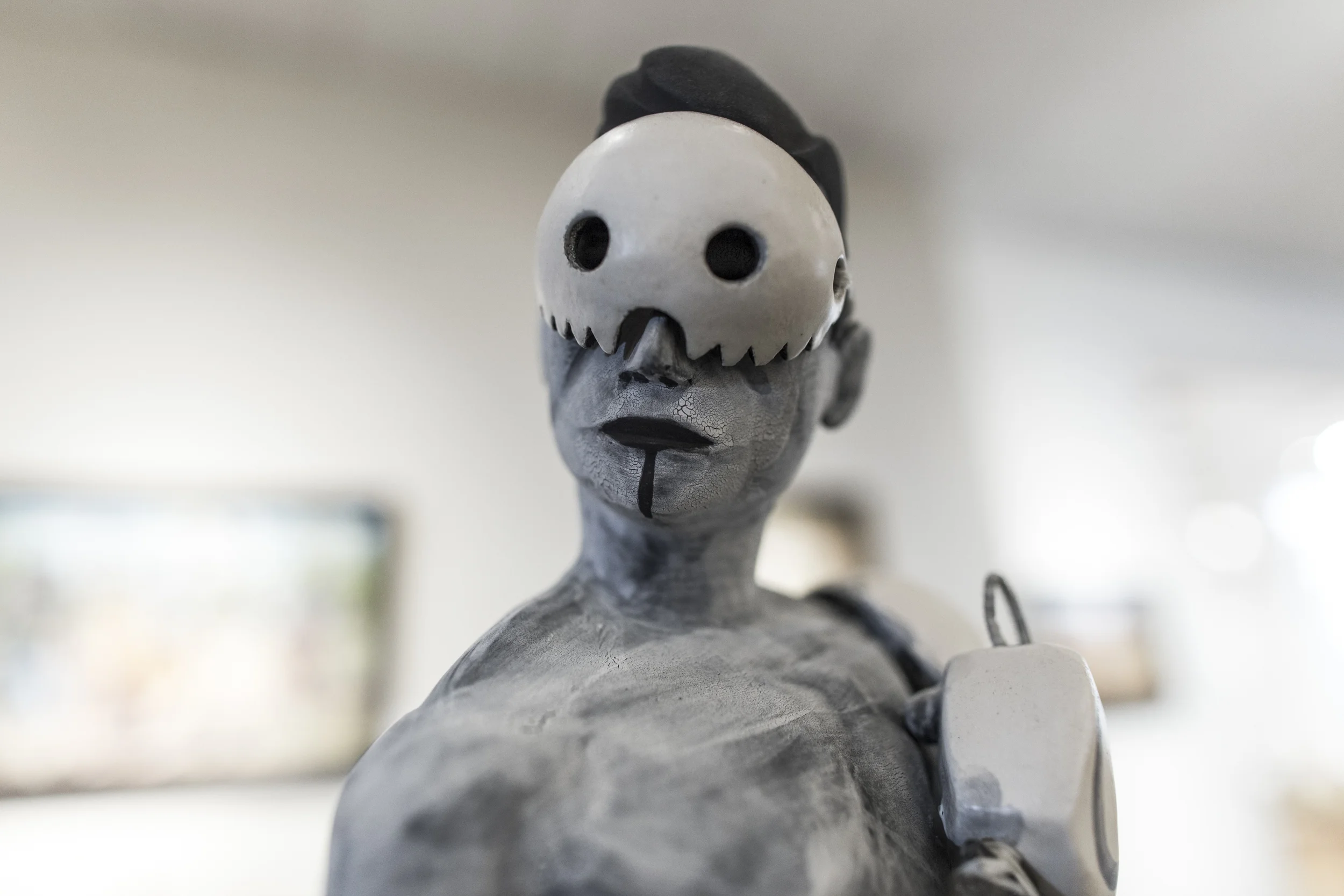 Never Neverland III. Ceramic. Cannupa Hanska. Image by Thosh Collins from Indian Country Today . 