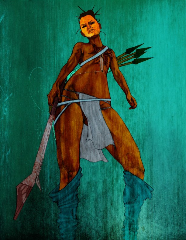 Illustration from C ult of the Serpentari . Micah BlackLight