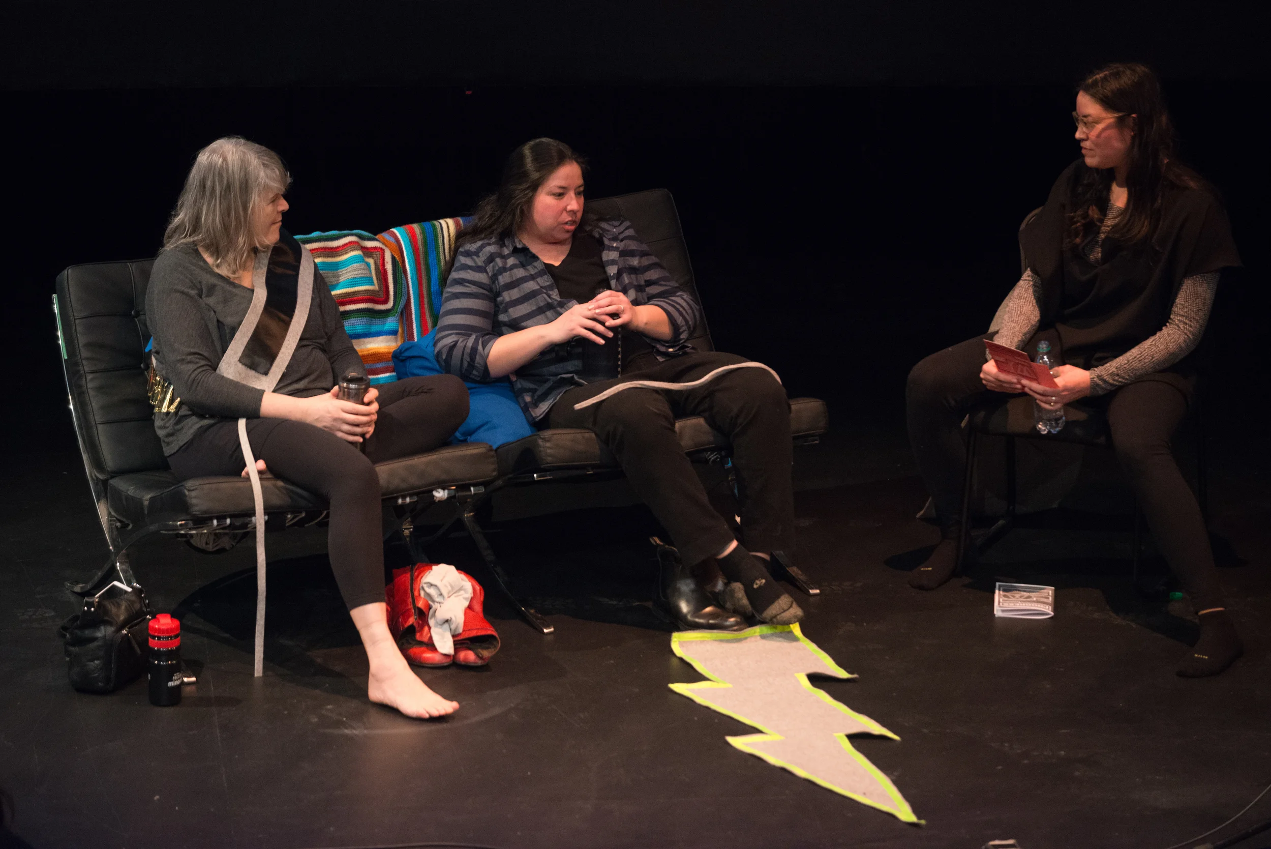 Presented in conjunction with #callresponse Maria's second iteration of Post Performance / Conversation Action , with Special Guest Alanis Obomsawin, at L'UQAM Galery MontrealJune 5th, 2016 is presented by OFFTA as part of Indigenous Contemporary Scene (ICS), a programming produced by ONISHKA . http://offta.com/en/2016-edition/program/ Photo credit: Henry Chan