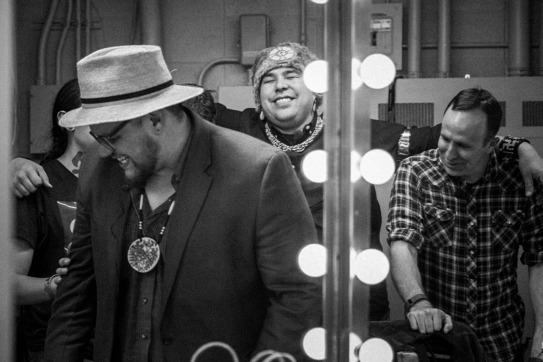 1491s: Sterlin Harjo, Dallas Goldtooth, Ryan RedCorn and Bobby Wilson (Gilcrease 2016)